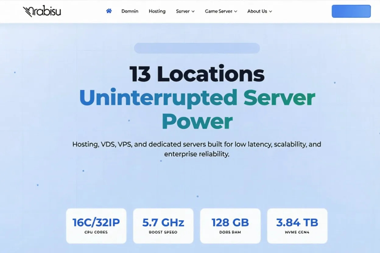Rabisu Unlimited Traffic VPS - $2.99/mo, 4GB RAM/2 Cores/40GB NVMe, US/UK/Germany/Singapore/Pakistan etc. - Image 1