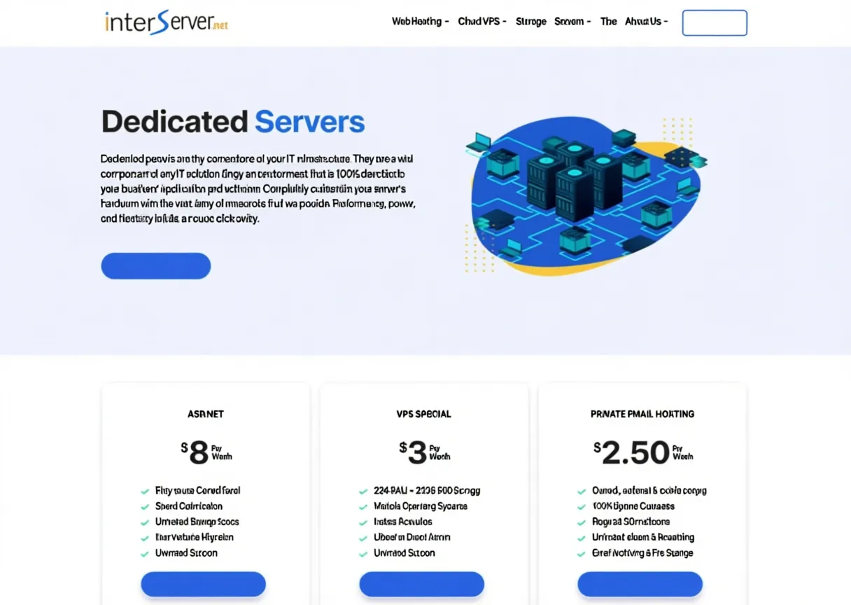 InterServer Cheap US VPS - $3/month, 2G RAM/1 Core/40G SSD/2TB Traffic/10Gbps Bandwidth, Los Angeles/Dallas/New York - Image 1