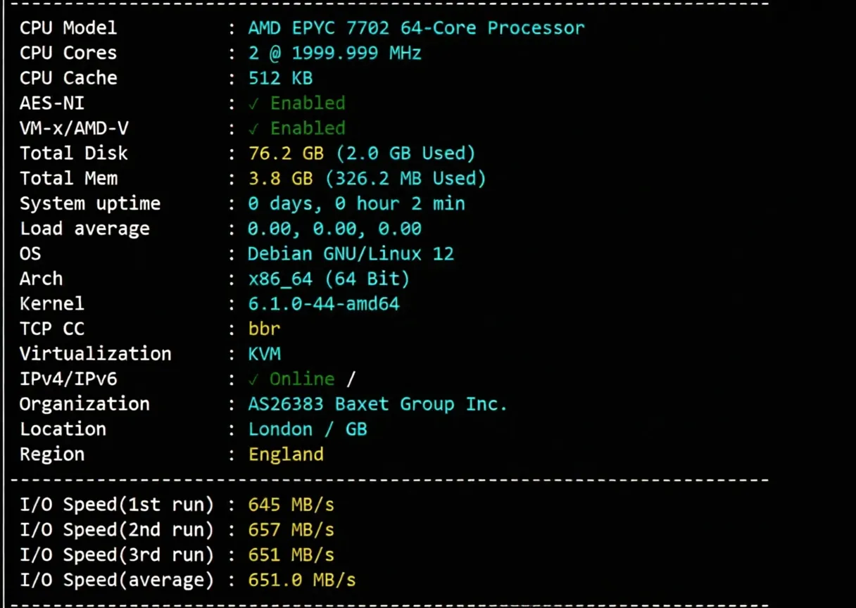 JustHost UK VPS ("LON2") Review: Unlocks TikTok/ChatGPT/Claude and More - Image 2