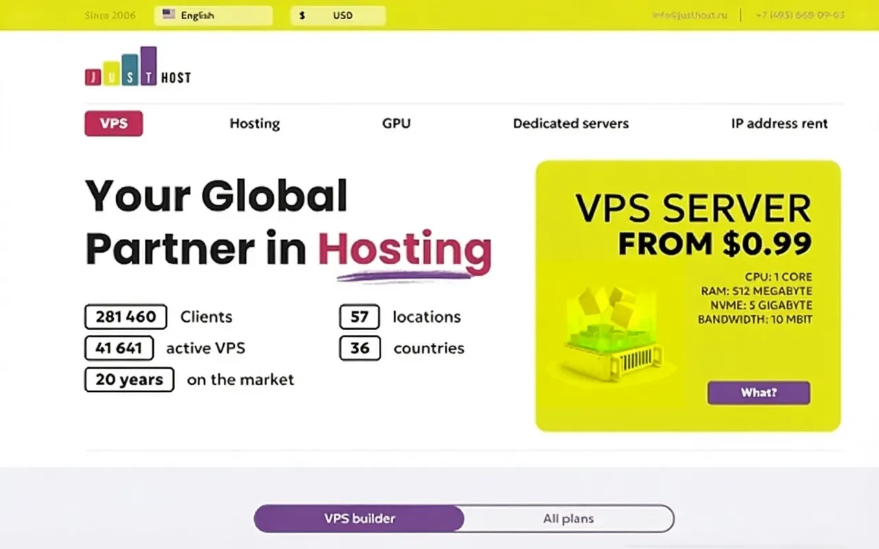 JustHost UK VPS ("LON2") Review: Unlocks TikTok/ChatGPT/Claude and More - Image 1