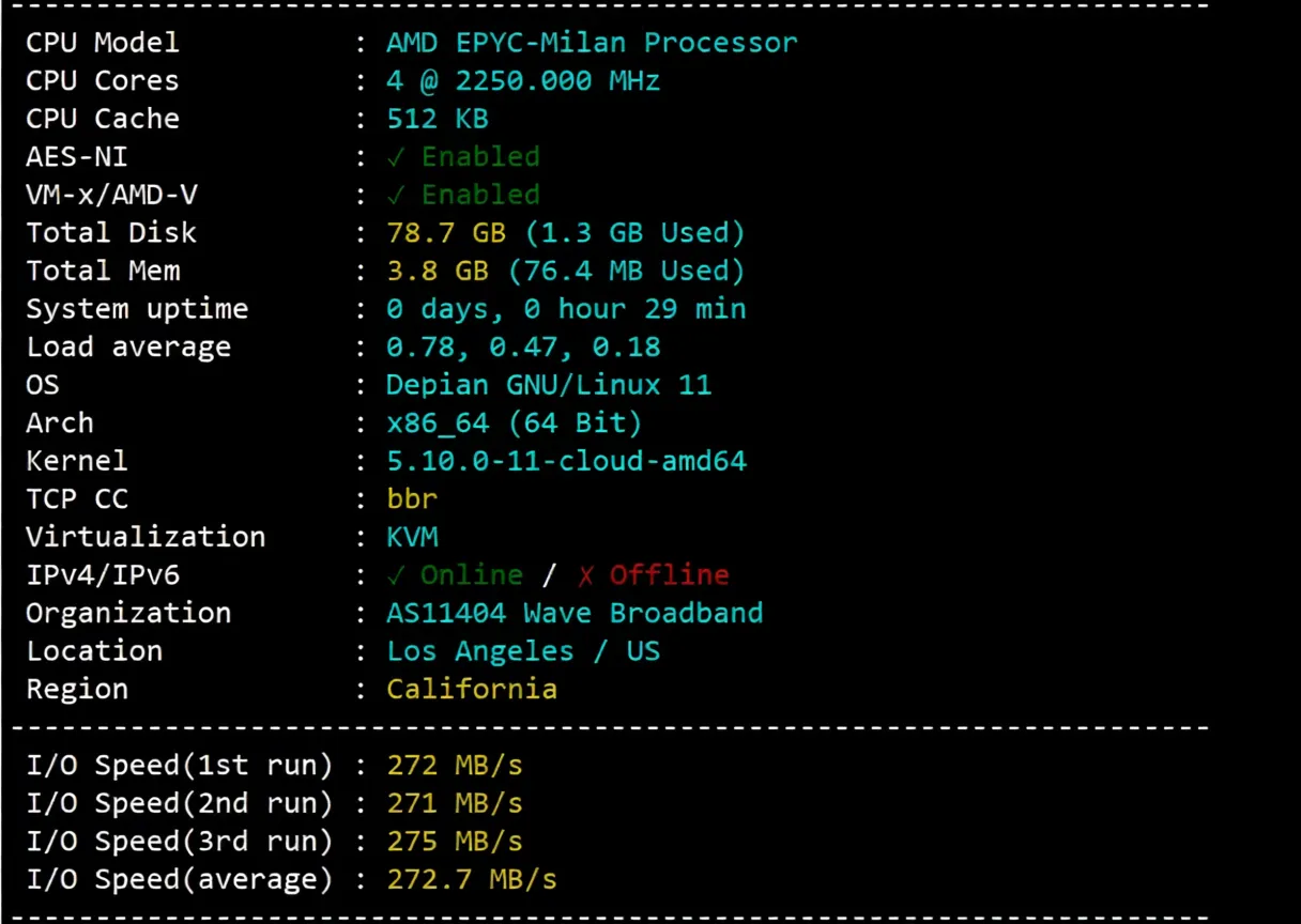 LisaHost US Los Angeles Astound Dual ISP Residential IP VPS Review: Great Unlocking, Average Network! - Image 2
