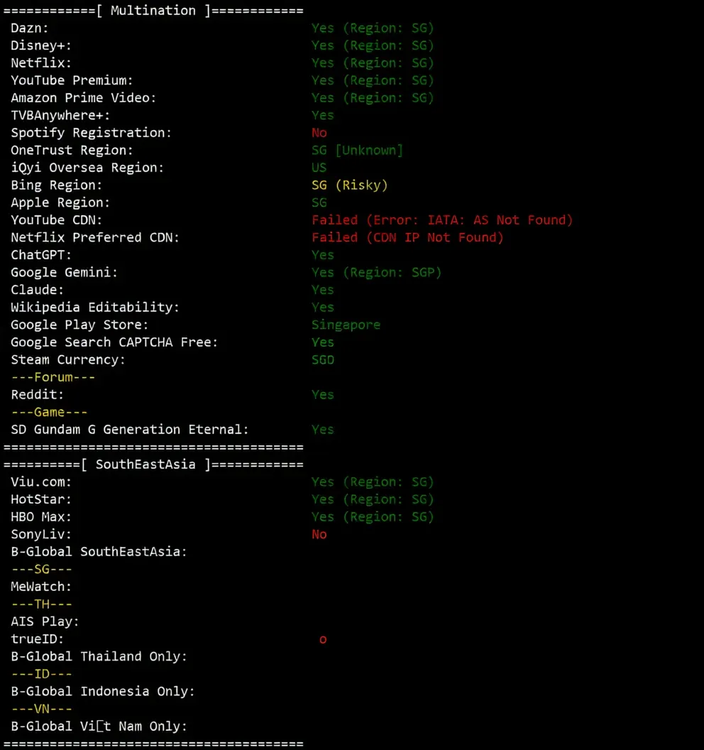 Review of LisaHost Singapore Native Dual ISP Residential IP VPS: Unlocks TikTok and More, Suitable for Mobile Users - Image 8
